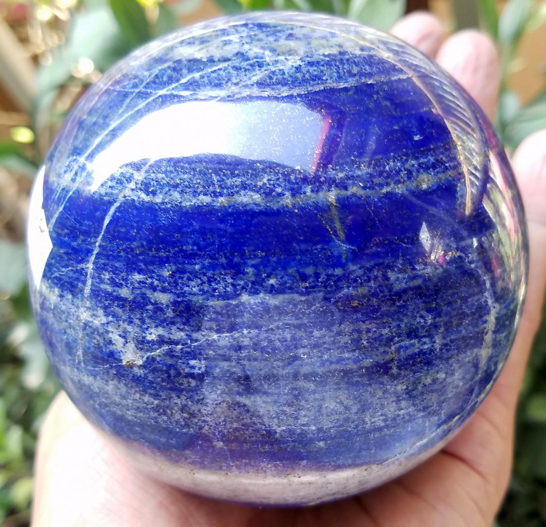 Natural Large Lapis Lazuli Round Ball (1 of 13)