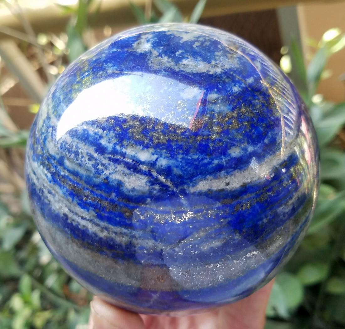 Natural Large Lapis Lazuli Round Ball (1 of 15)
