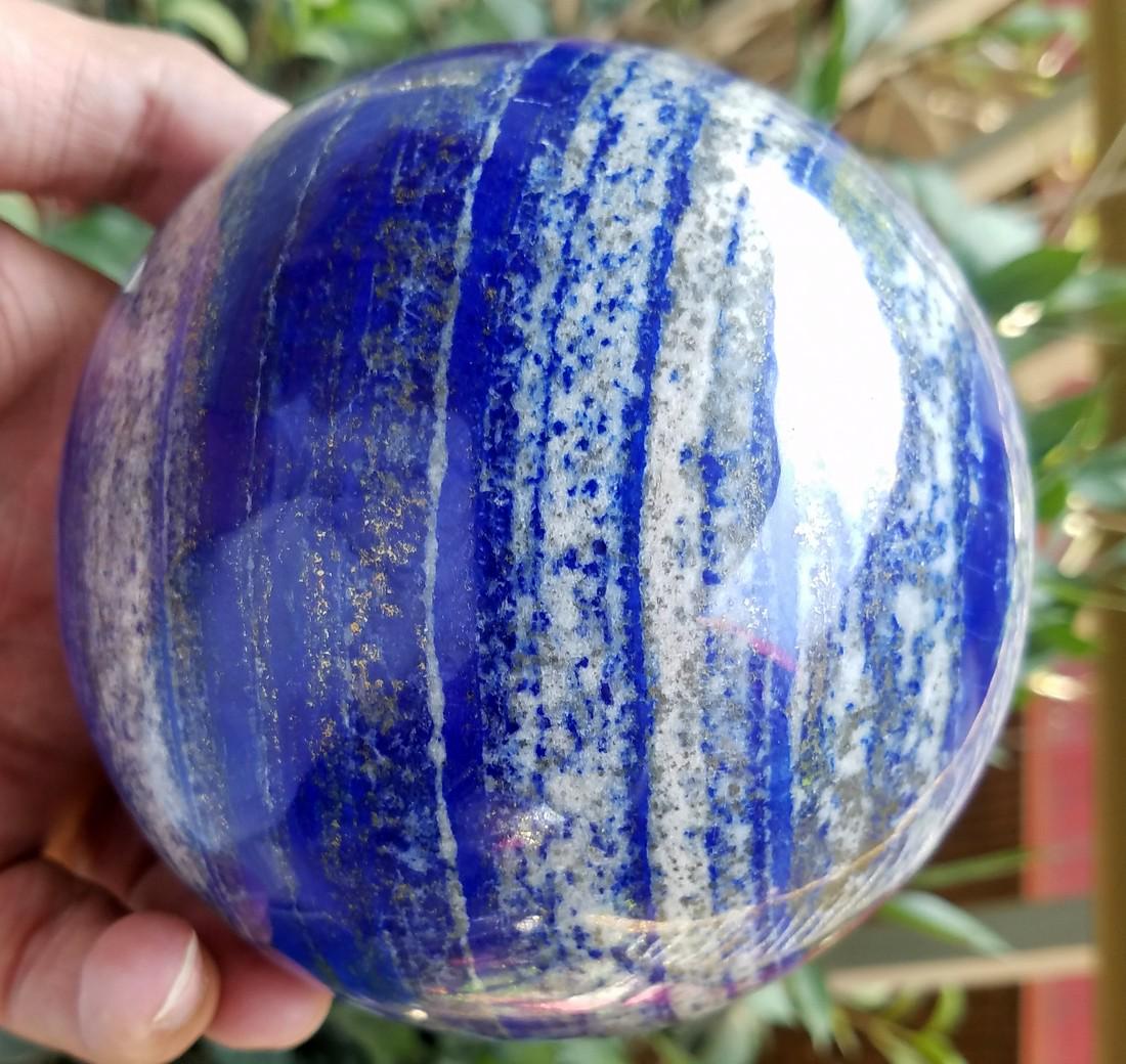 Natural Large Lapis Lazuli Round Ball (1 of 15)