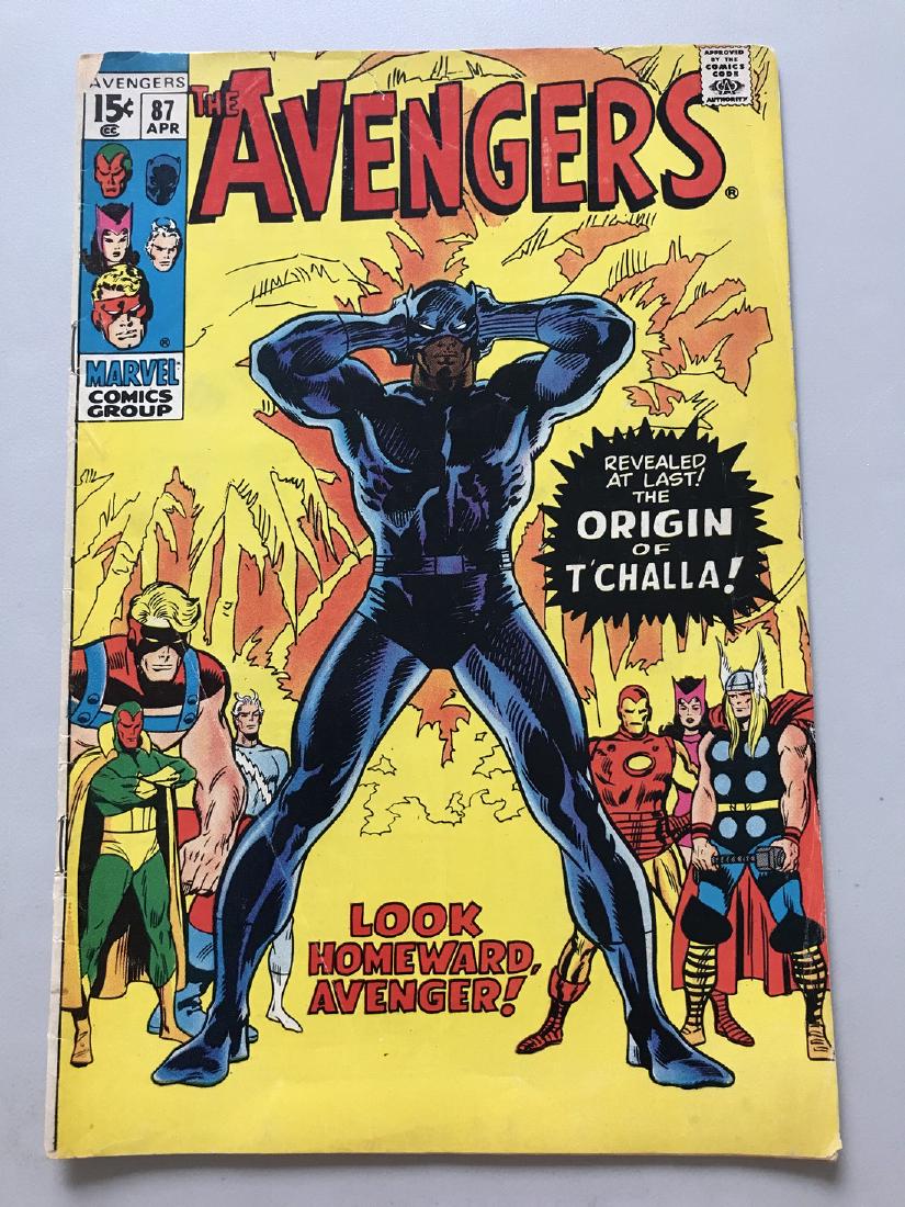 Avengers (1963 1st Series) #87 Origin Black Panther (1 of 2)