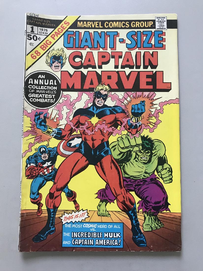 Giant Size Captain Marvel (1975) #1 FN Fine: Giant Size Captain Marvel (1975) #1 FN Fine Please note that this lot has a confidential reserve. When you leave a bid in advance of the auction, submit your maximum. The bidder who has submitted the