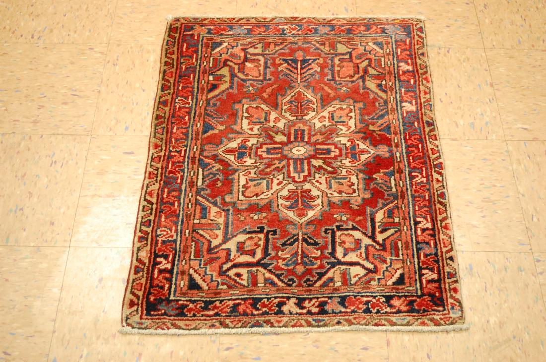 1920 Antique Classic Persian Heriz Serapi Rug 2x3 (1 of 6)