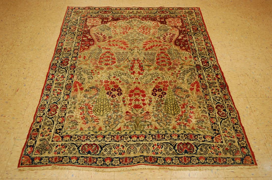 Pre 1900's Antique Persian Kerman Lavar Ravar Rug 4.5x6 (1 of 9)