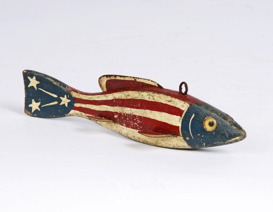 Patriotic Fish Decoy (1 of 6)