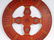 Painted Red Carnival Game of Chance Wheel - 2