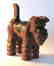 Folk art dog carving. - 2