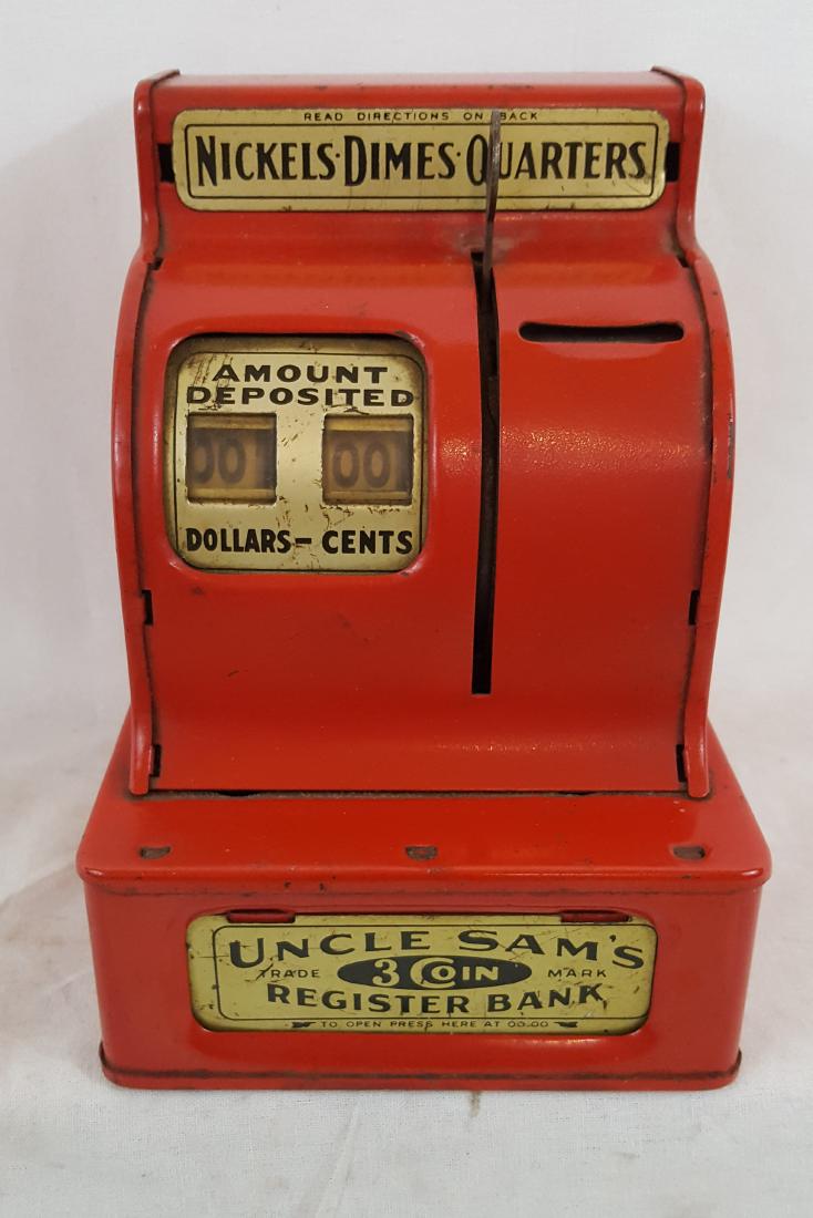 Uncle Sam Register Bank ca 1940's (1 of 5)