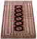 Handmade Turkeman Persian Throw Rug 3.5x4.5 - 2
