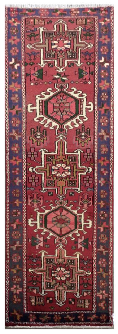 Karaja Persian Traditional Hand-Knotted Rug 2.4x6.3 (1 of 6)