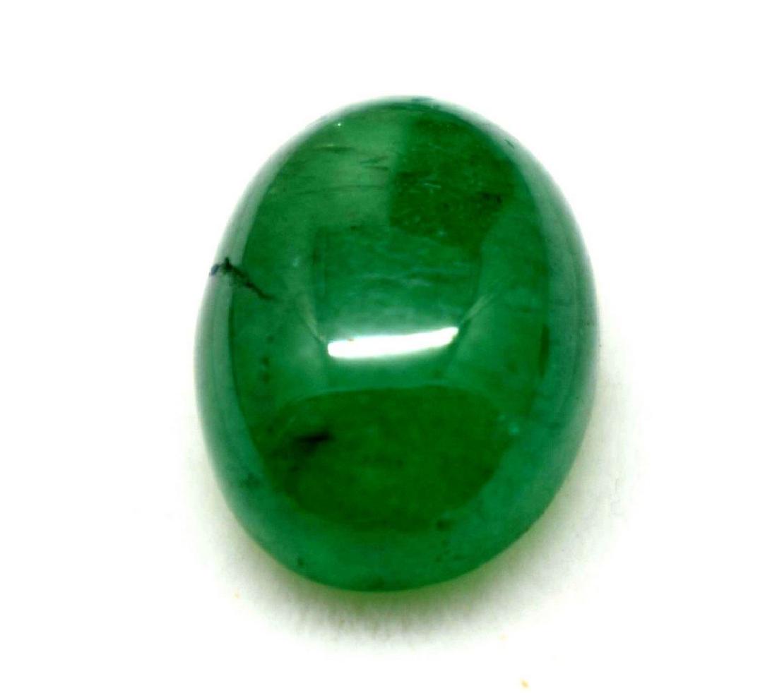 9.00 Ct Deep Royal Green Emerald Panna Cabochon IGL (1 of 3)