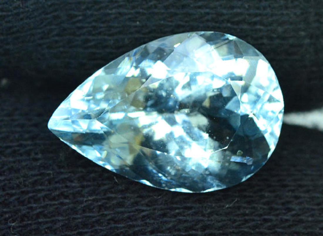 11.15 cts Untreated Pear Shape Aquamarine Gemstone from (1 of 3)