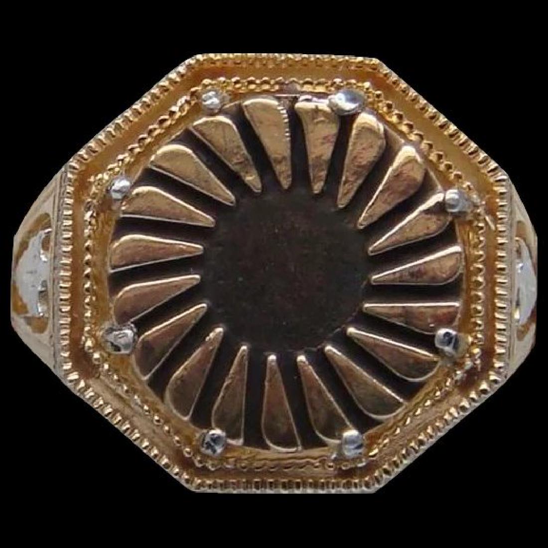 Filigree Sterling Silver Vermeil 14 Karat Frost Bank (1 of 9)