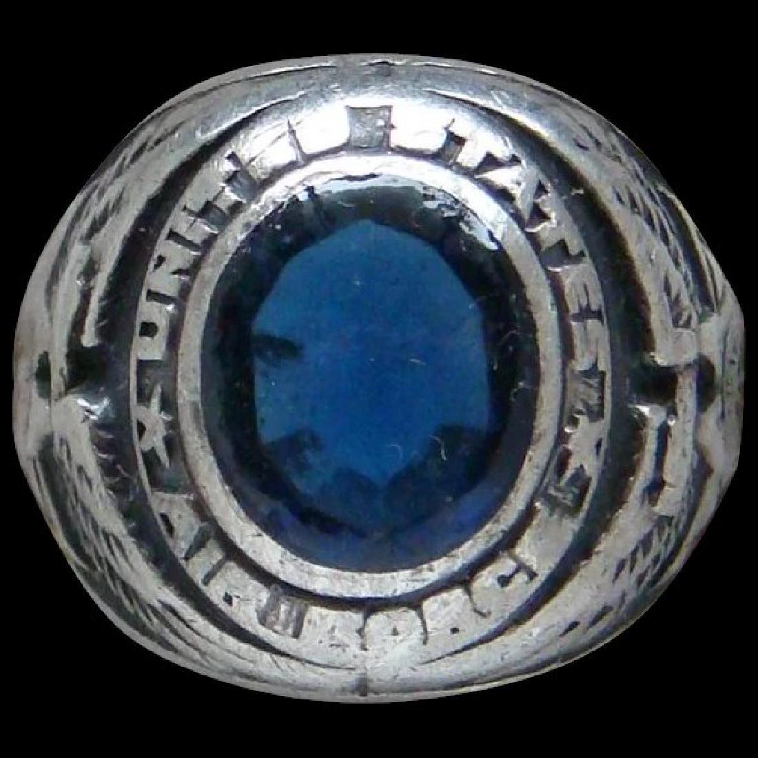 Vintage Blue Stone United States Air Force Men's Class (1 of 10)