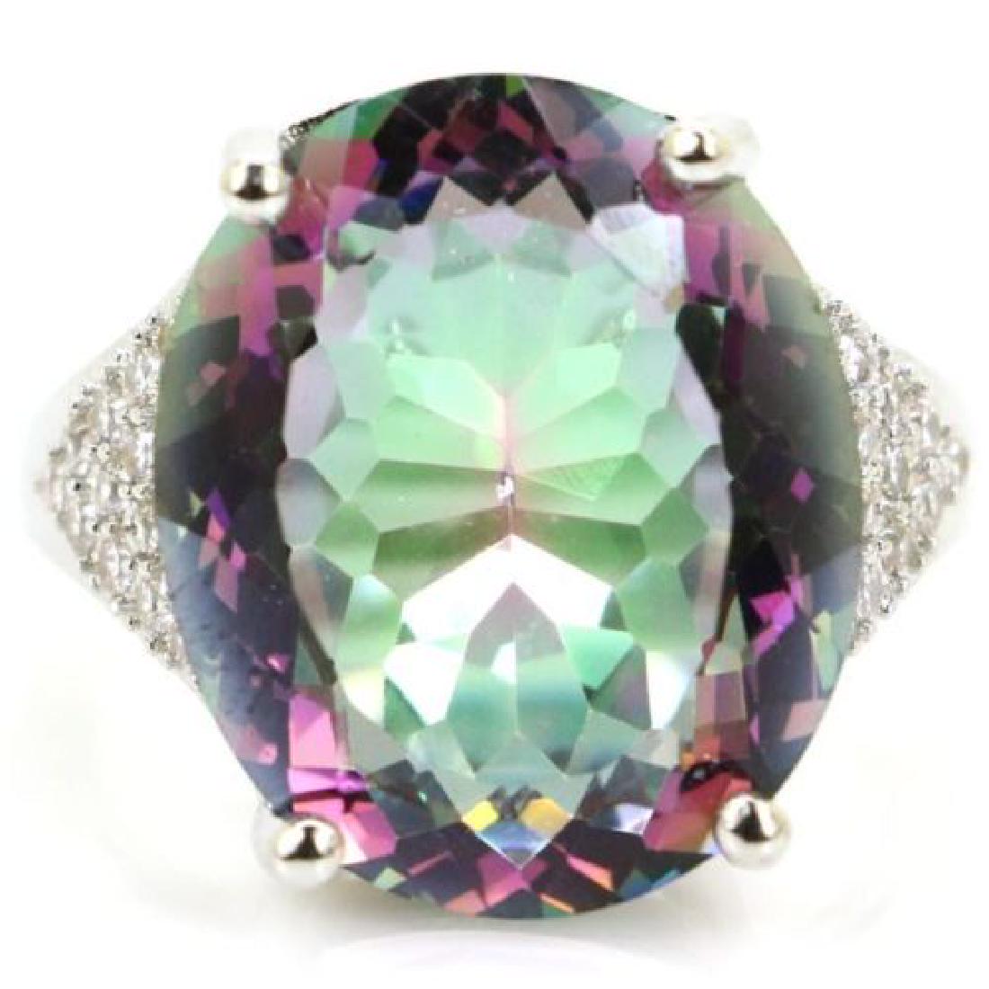 Fire Rainbow Mystical Topaz Ring US sz9.5# marvellous (1 of 2)