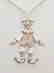 Movable Pierrot clown Pendant Pantomime Vintage - 2