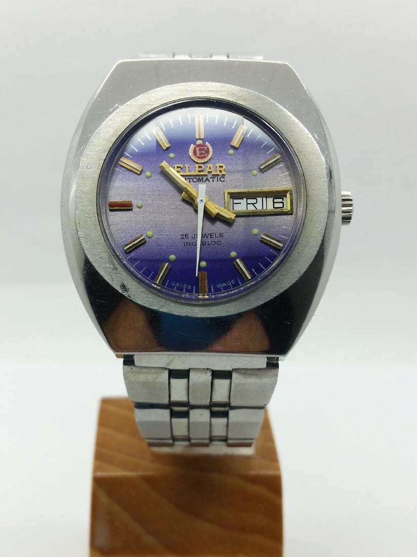 Elpar - Day-date automatic Swiss vintage - Men - (1 of 10)