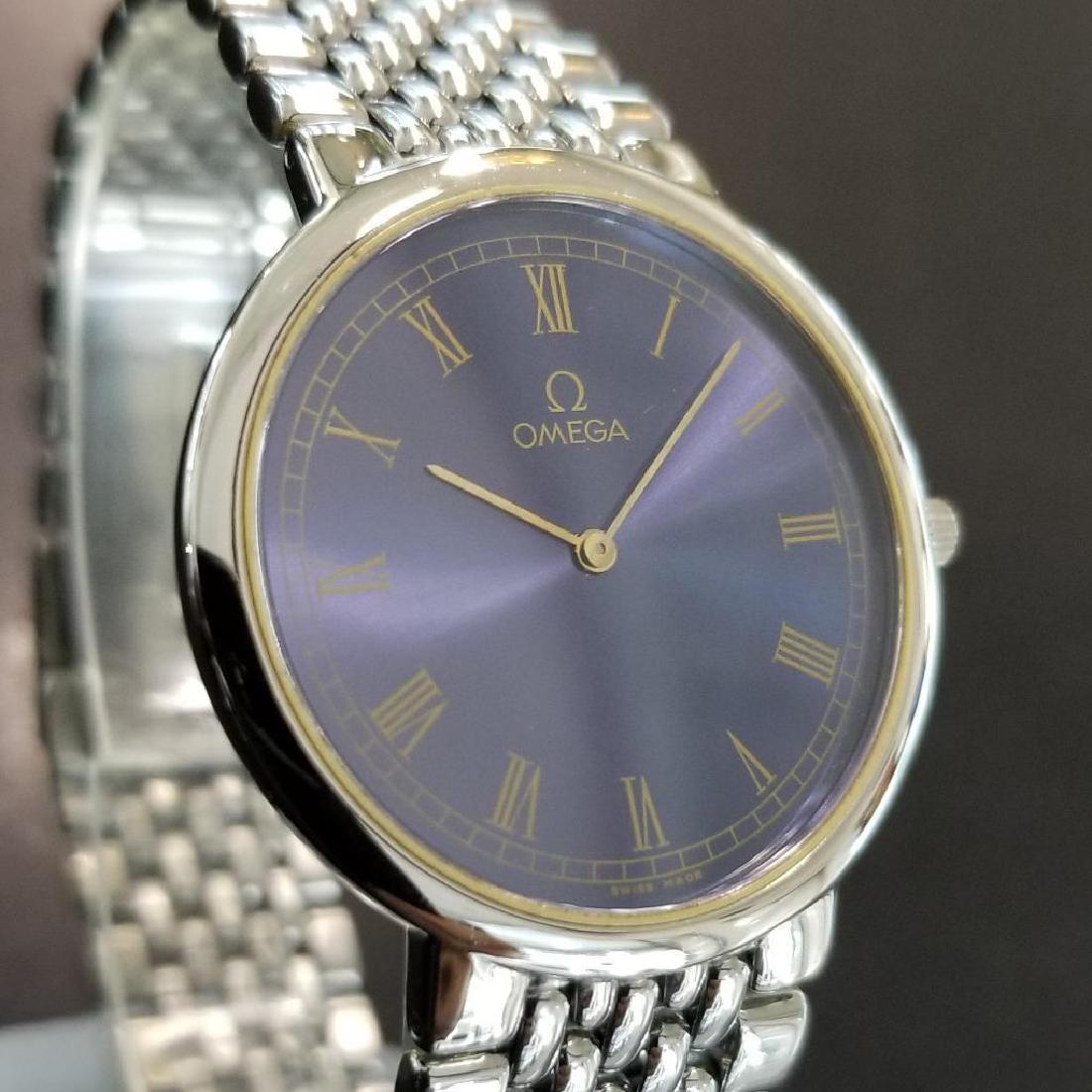 Omega Deville Swiss 1990s 32.5mm Wht Gold Plated Mens (1 of 11)