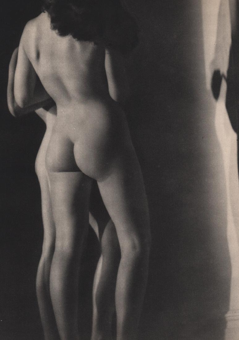 ANDRE DE DIENES - Nudes: Artist: ANDRE DE DIENES Print Title: Nudes Medium: Sheet-fed Gravure Printing Date: ca 1950s Printed in France Image size approx. 8.5 x 11.5 inches Andre De Dienes (1913-1985) was a Hungarian photogra