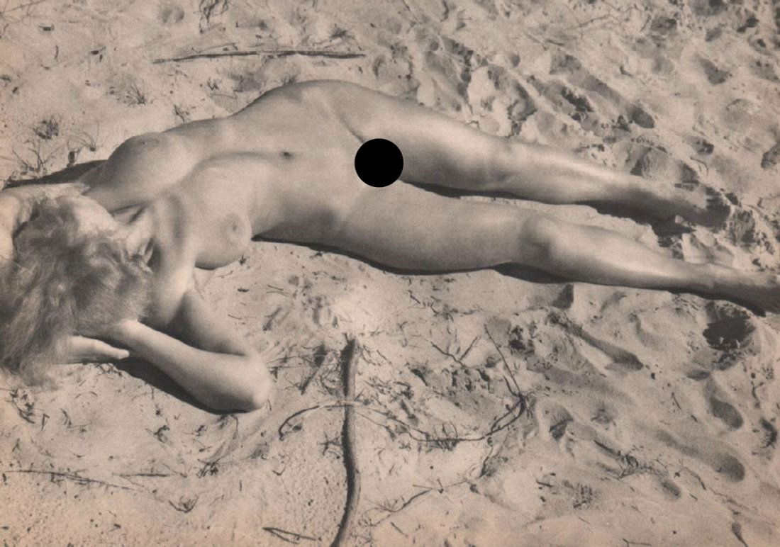 RAOUL HAUSMANN - Nude: Artist: RAOUL HAUSMANN Print Title: Nude Medium: Sheet-fed Gravure Printing Date: 1935 Printed in France Image Size: 8.5 X 6 inches Raoul Hausmann (1886 – 1971) was an Austrian artist and writer. On