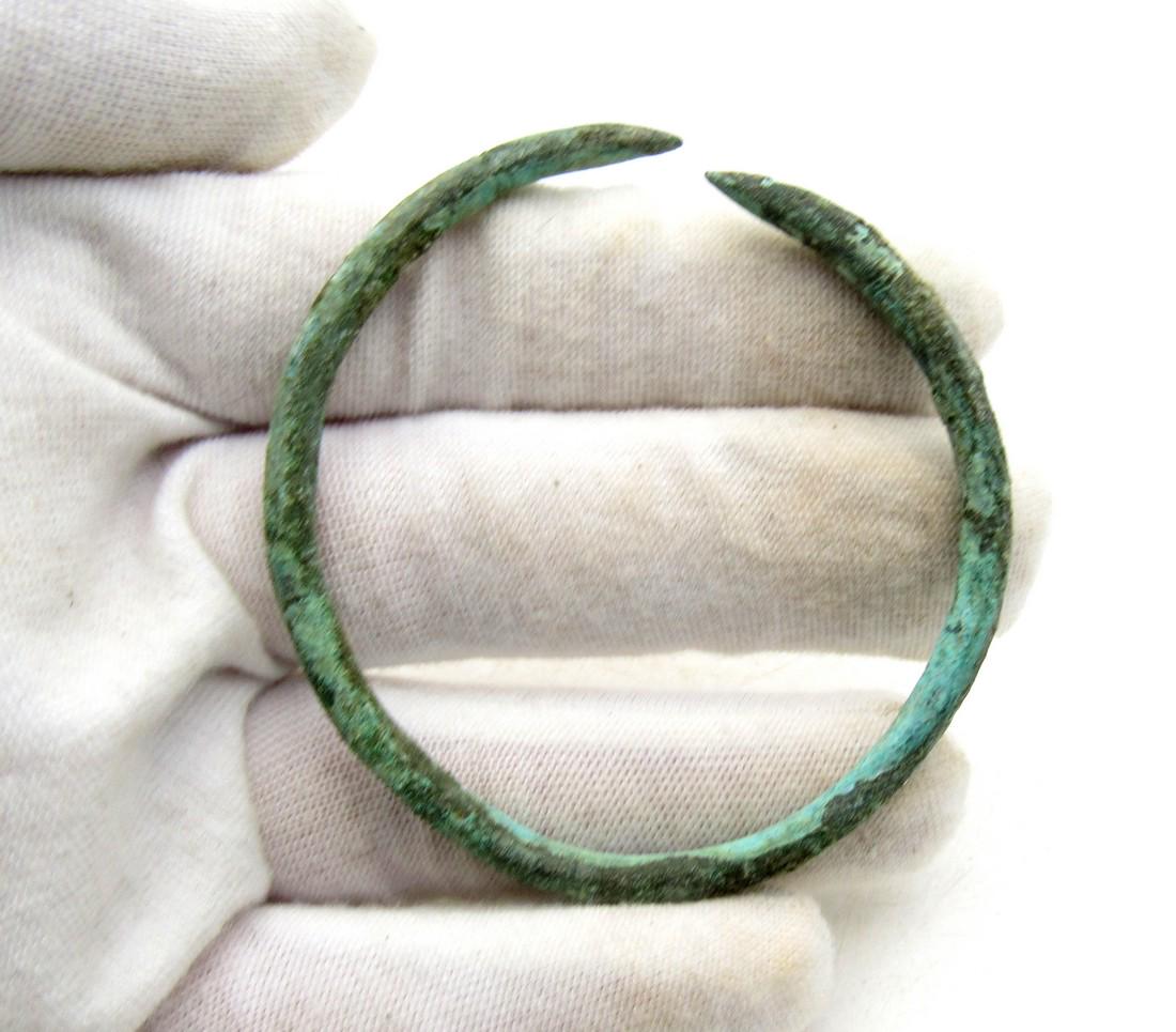 Medieval Viking Era Bronze Bracelet (1 of 3)
