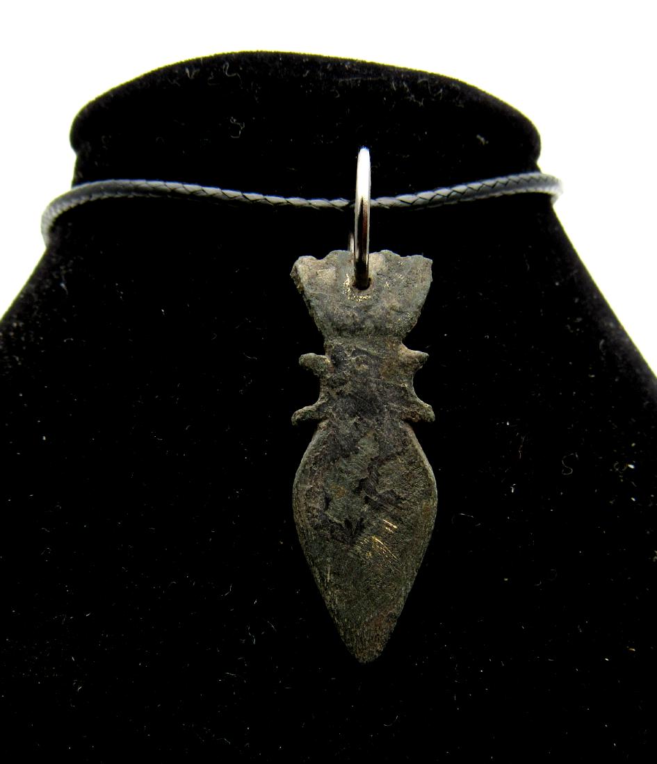 Ancient Roman Bronze Phallus Pendant (1 of 2)