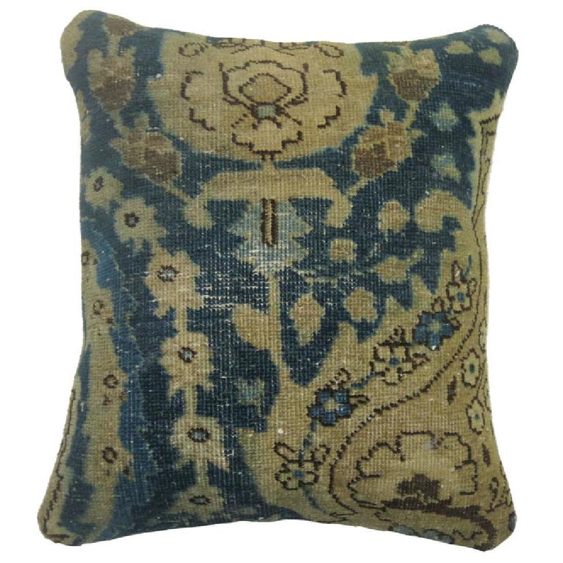 Blue Tabriz Rug Pillow (1 of 2)