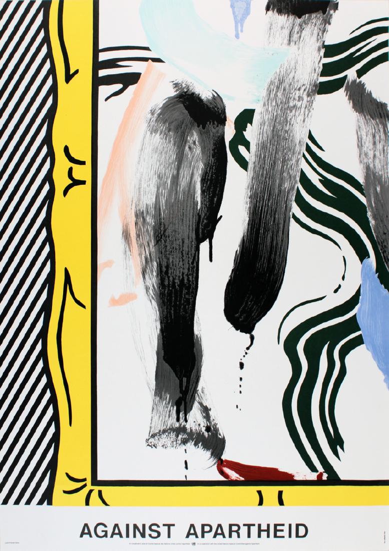 Roy Lichtenstein - Against Apartheid - 1983 (1 of 1)
