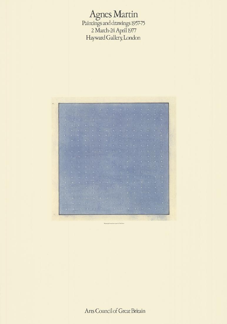 Agnes Martin - Whispering - 1977 (1 of 1)