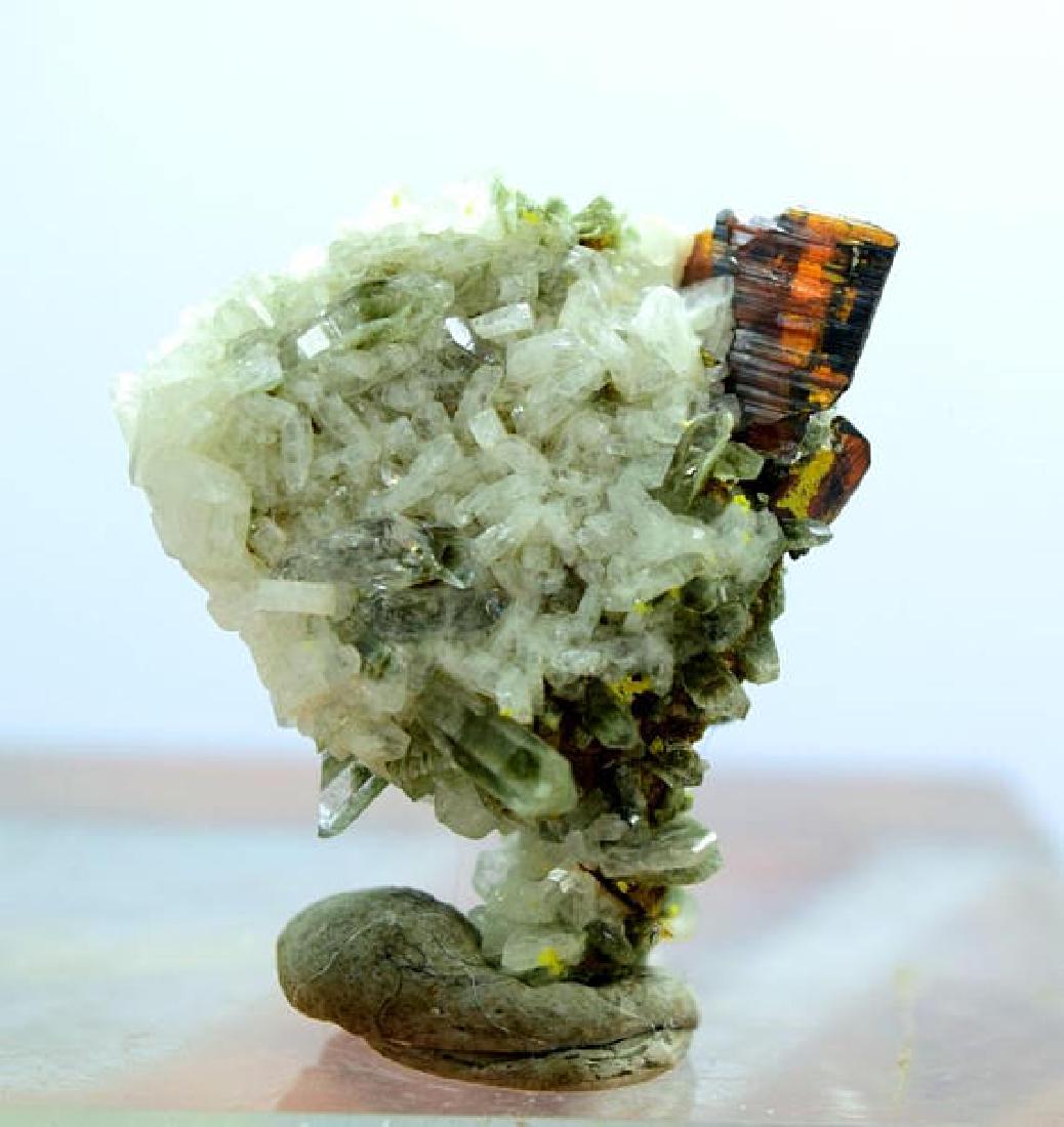 9 Gram Rare Brookite With Quartz Specimen From (1 of 5)