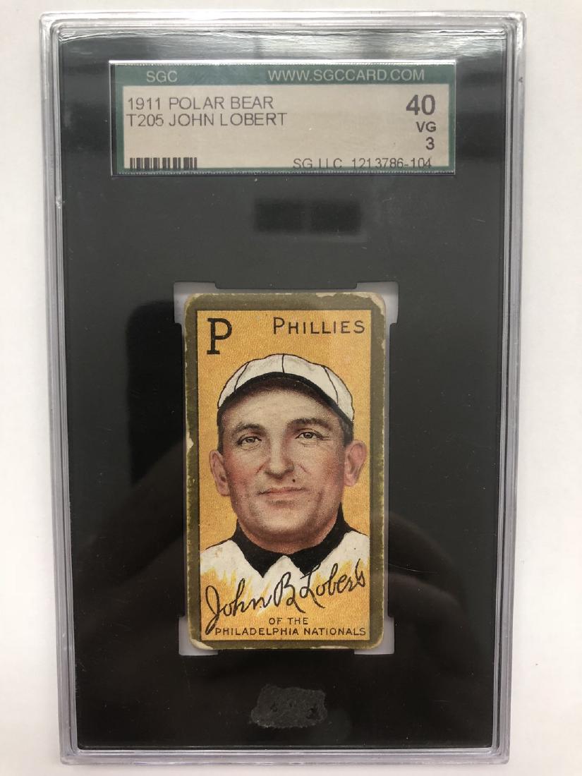 SGC 3 1911 T205 #117 John Lobert Beckett Value $100 (1 of 2)