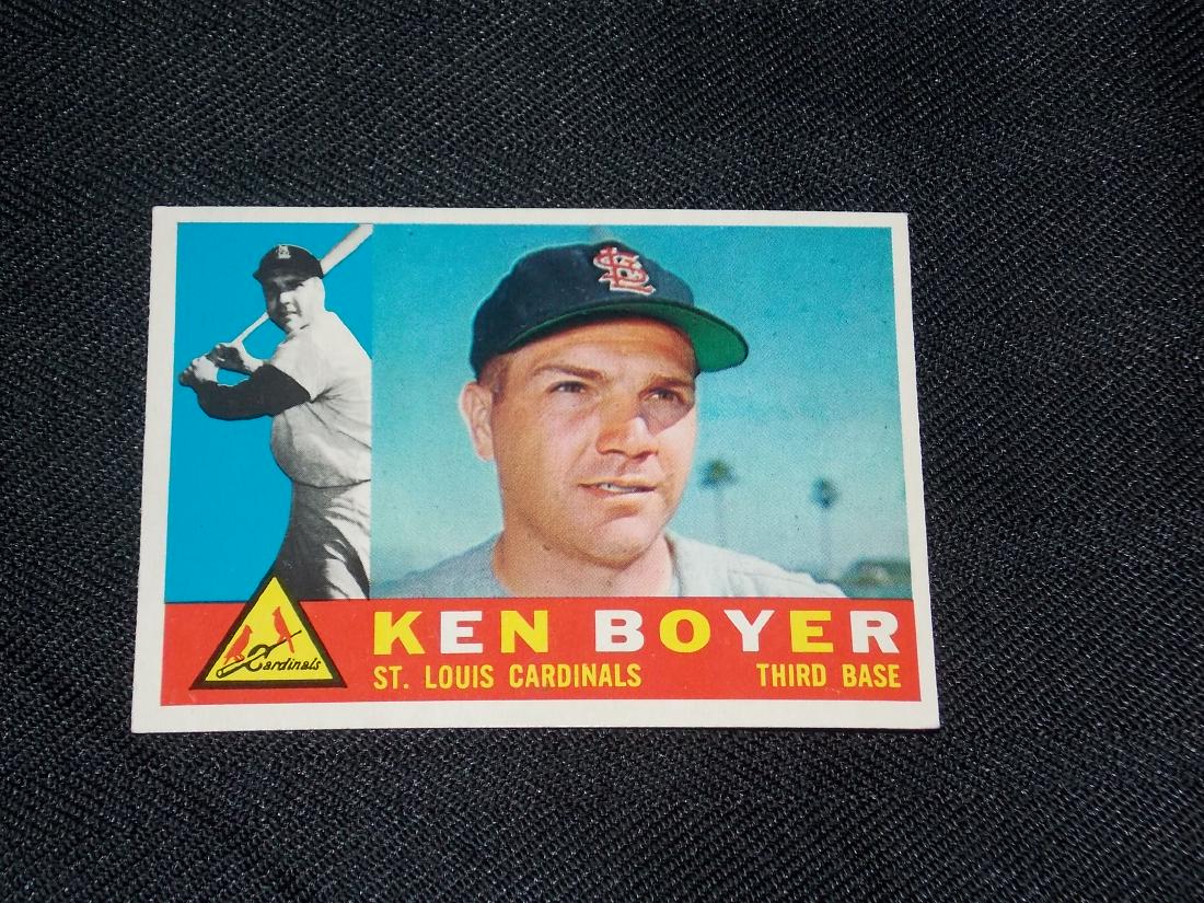 1960 Topps, Ken Boyer, St Louis Cardinals (1 of 1)