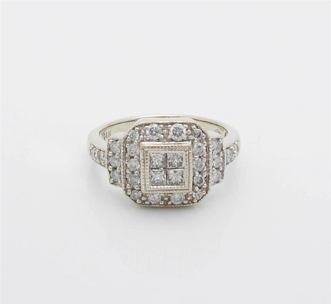 14K White Gold Diamond Ring (1 of 4)