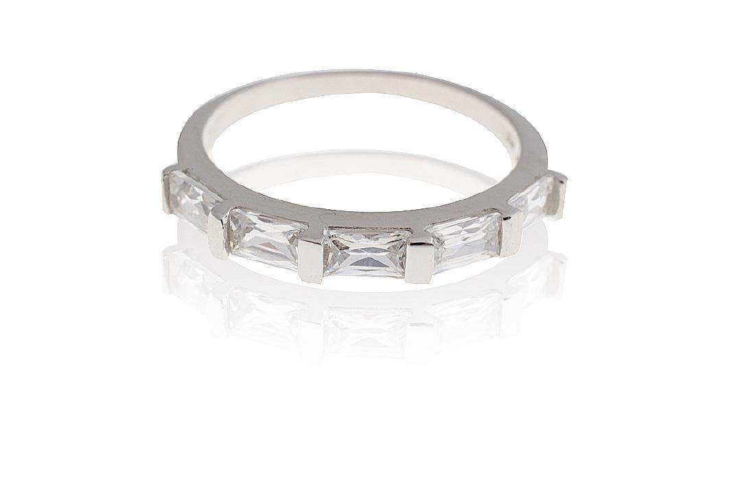 .925 Sterling Silver & Cubic Zirconia Ring (1 of 5)