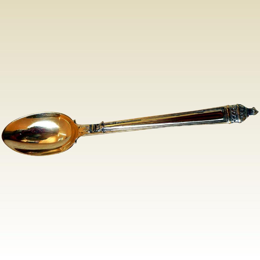 Vintage Tiffany Sterling Silver Gilt Spoon Pin (1 of 8)
