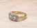 VINTAGE 1.25 CTW DIAMOND BAND IN 18 KARAT WITH BRITISH - 4