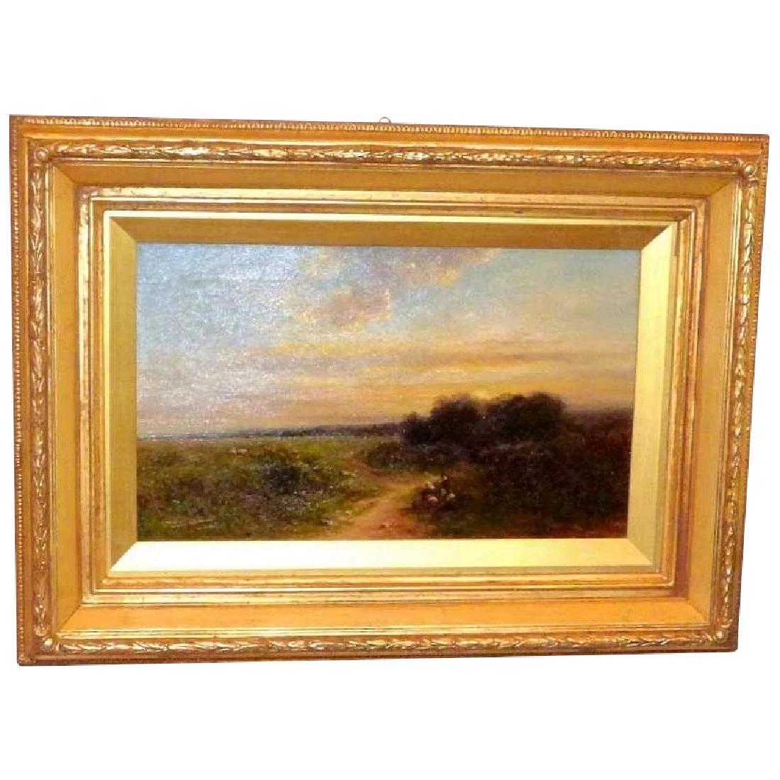 Figures in a Landscape at Sunset by Carl Brennir (1 of 9)