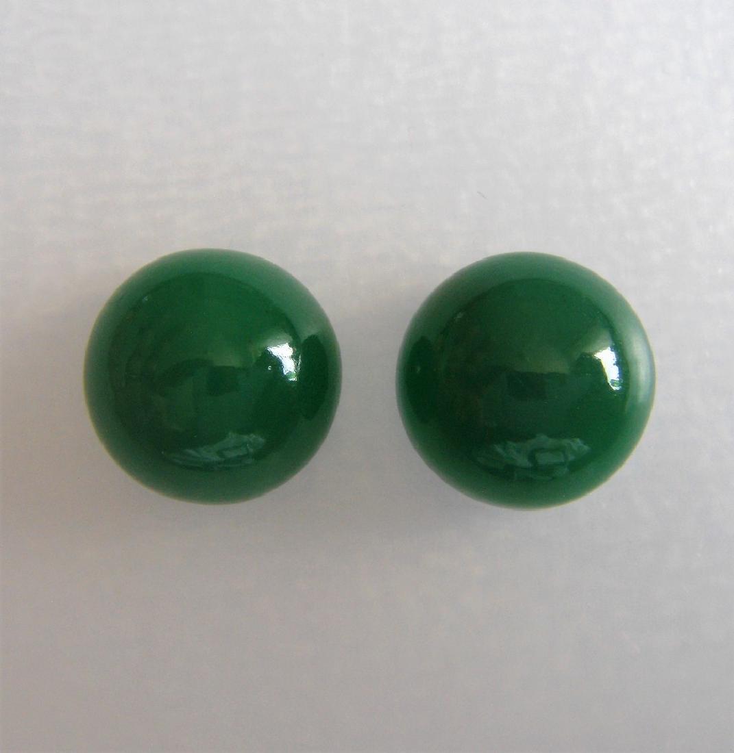 Green Chalcedony Pair - 17.20 ct (1 of 6)