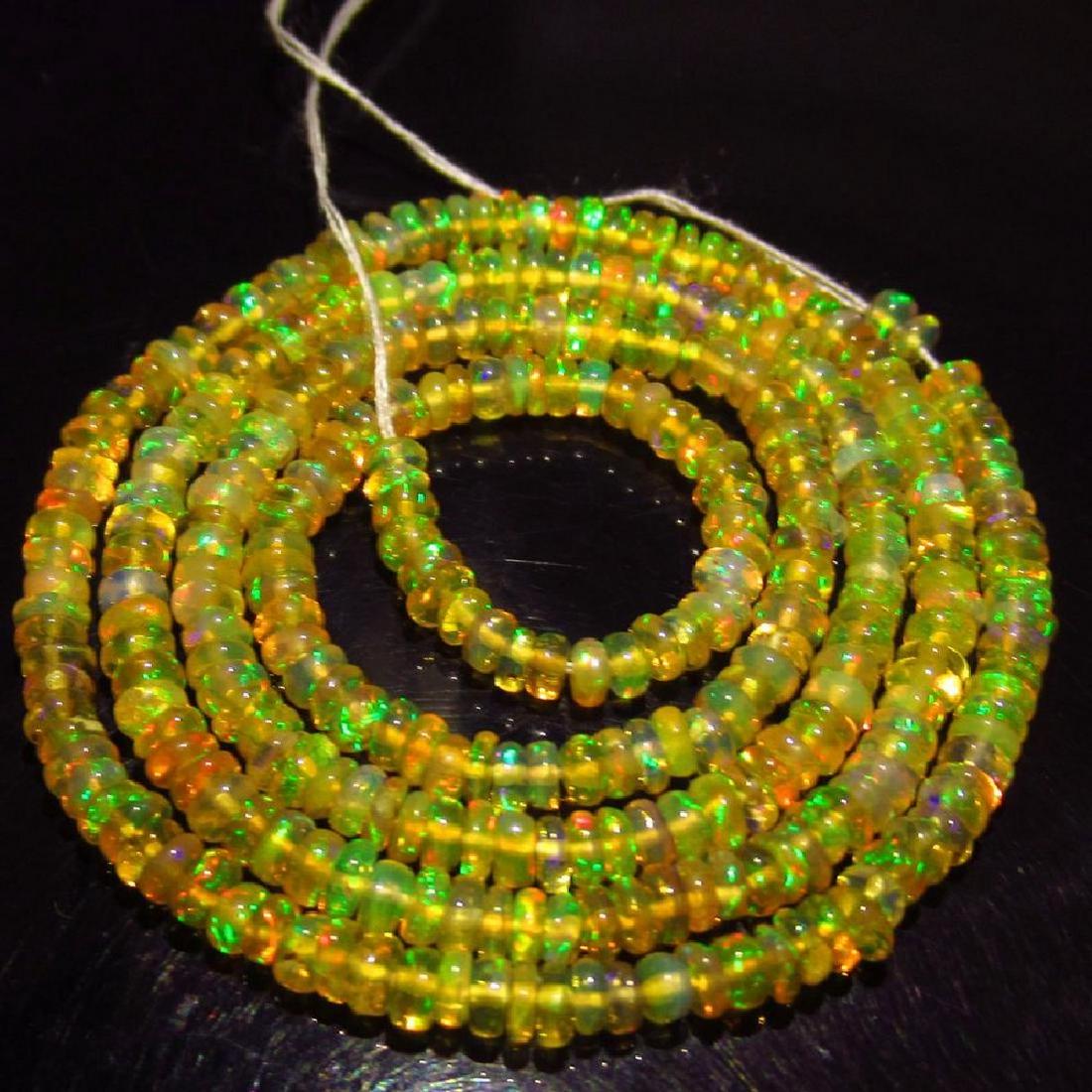 27.26 Ctw Natural 266 Loose Honey Opal Beads Necklace (1 of 3)