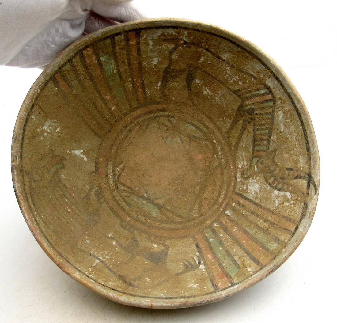 Ancient Indus Valley Terracotta Bowl with Lion & Stag (1 of 3)