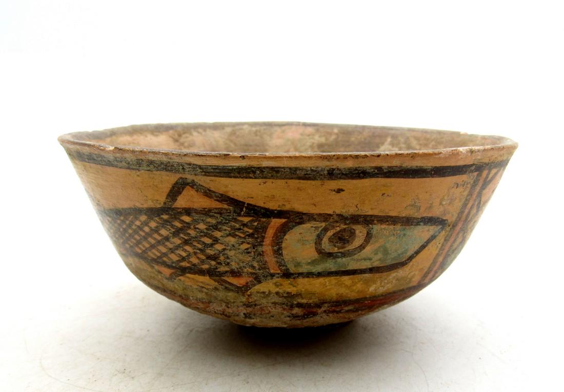 Ancient Indus Valley Terracotta Bowl with Fish Motif (1 of 3)