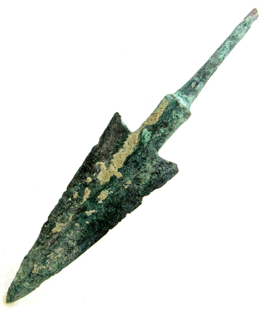 Ancient Greek Bronze Spear Head (1 of 2)