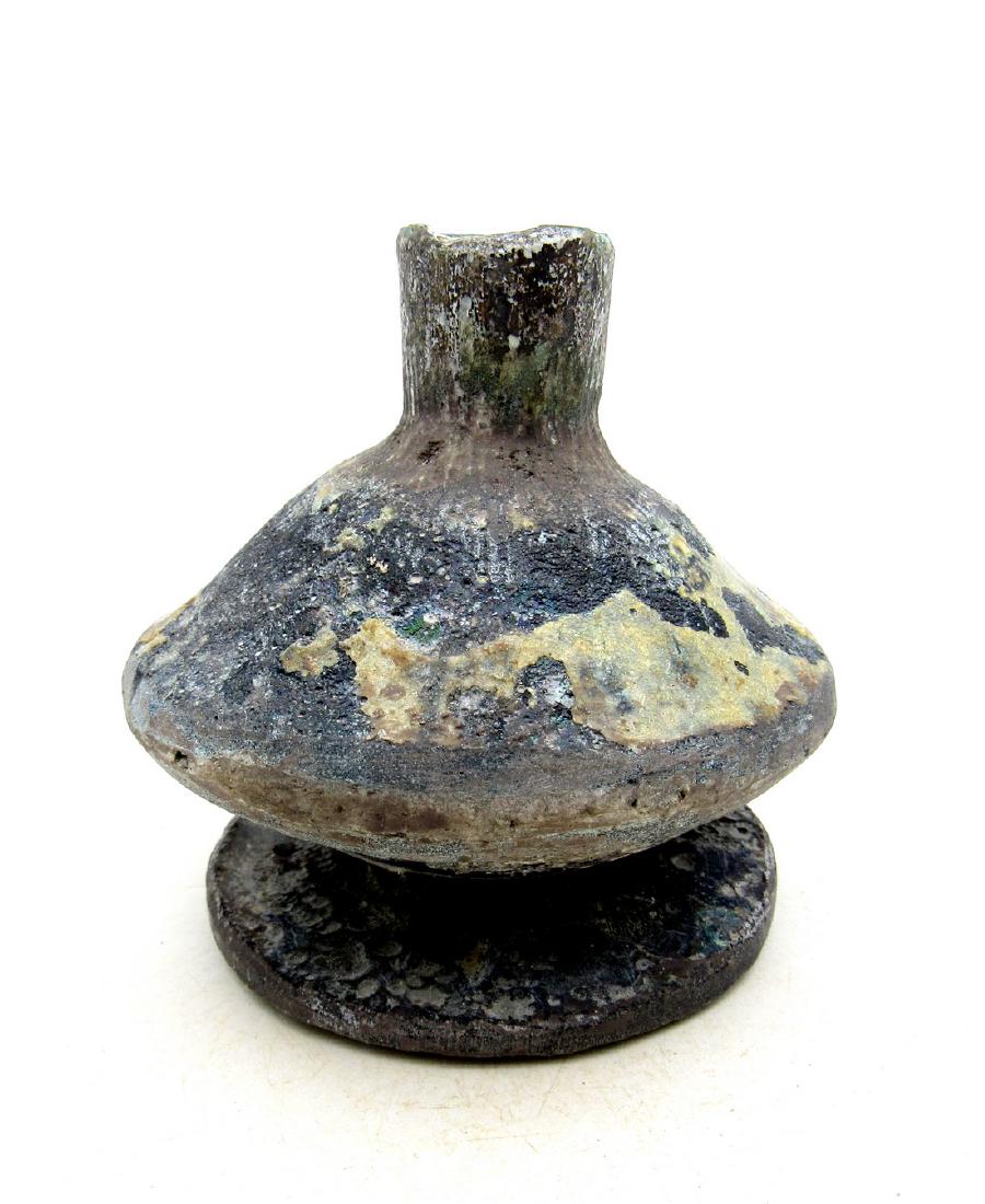 Ancient Roman/Byzantine Glass Flask (1 of 3)