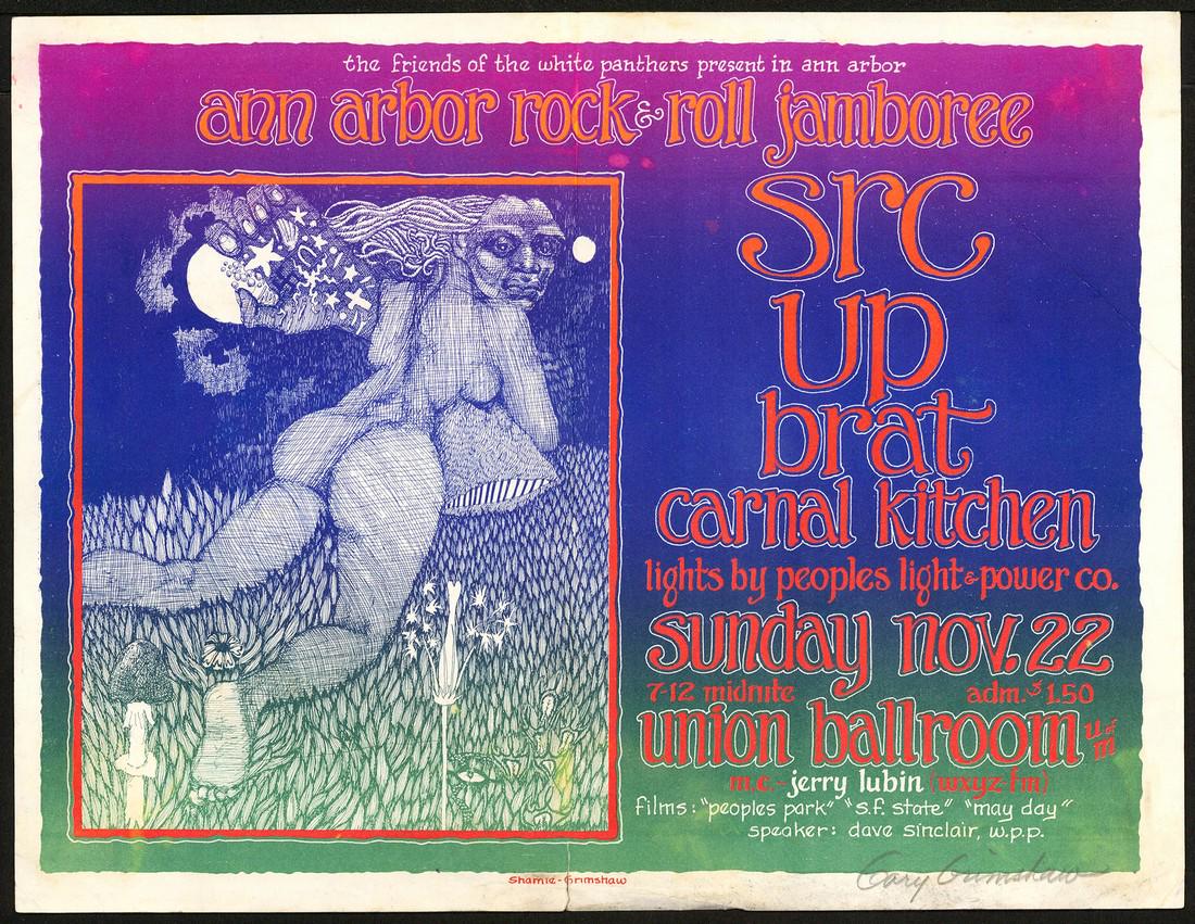 Rare Signed Ann Arbor Rock & Roll Jamboree Poster (1 of 1)