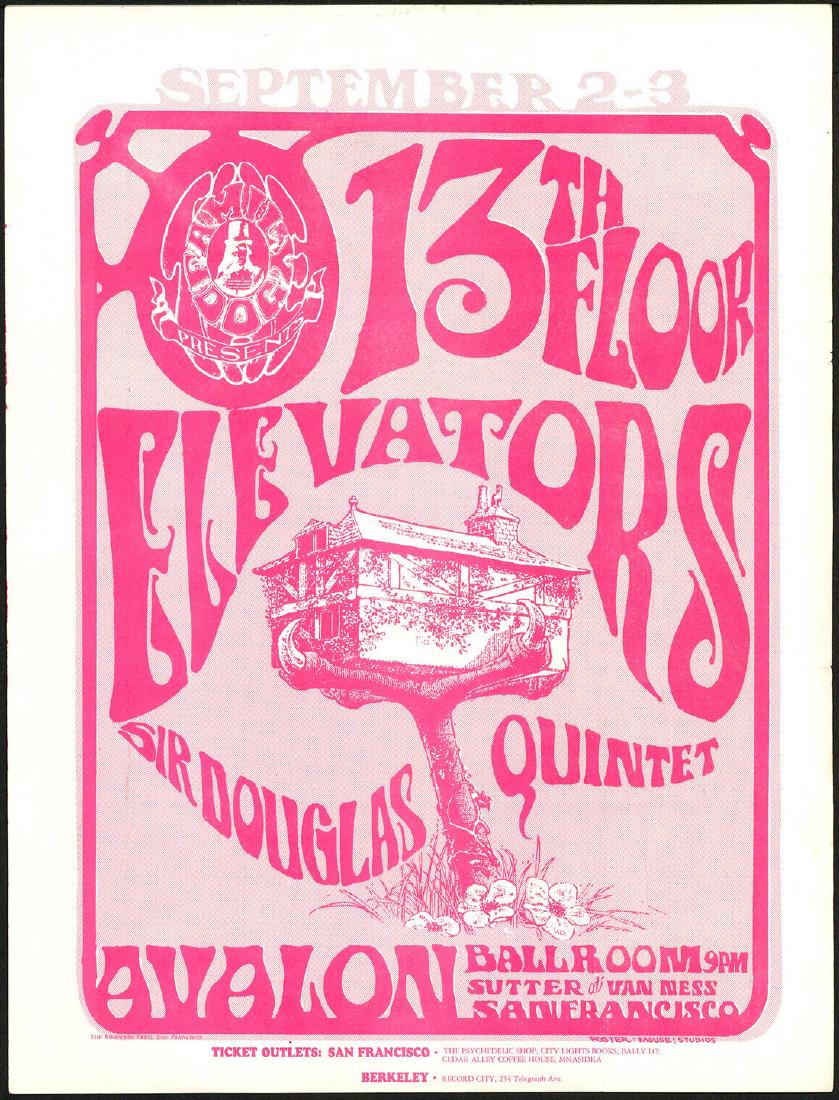 Beautiful FD-24 13th Floor Elvators Handbill (1 of 1)