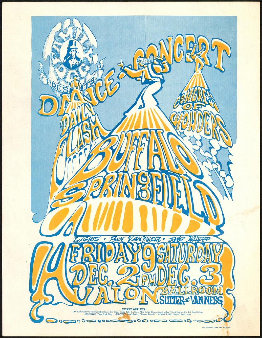 FD-37 Buffalo Springfield Handbill (1 of 1)