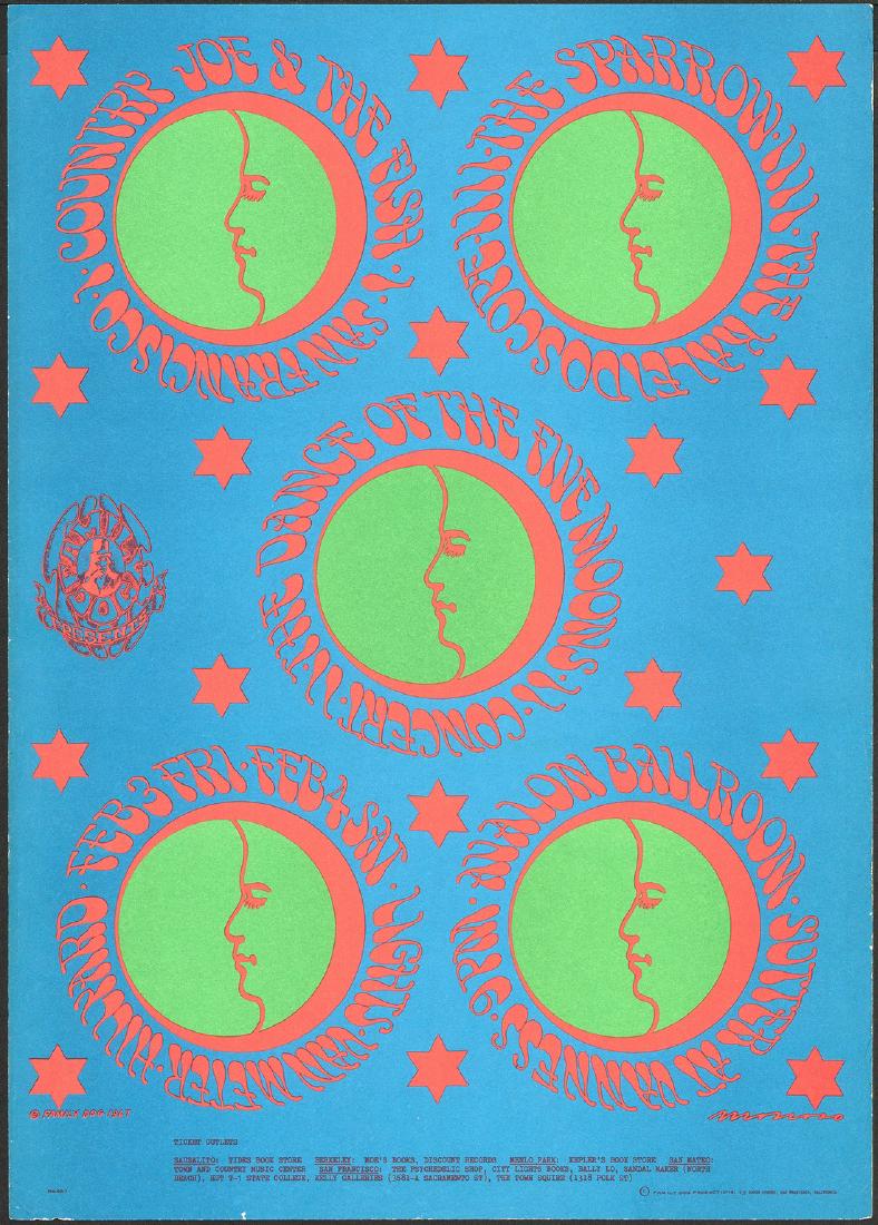 Scarce Original FD-46 Five Moons Poster (1 of 1)