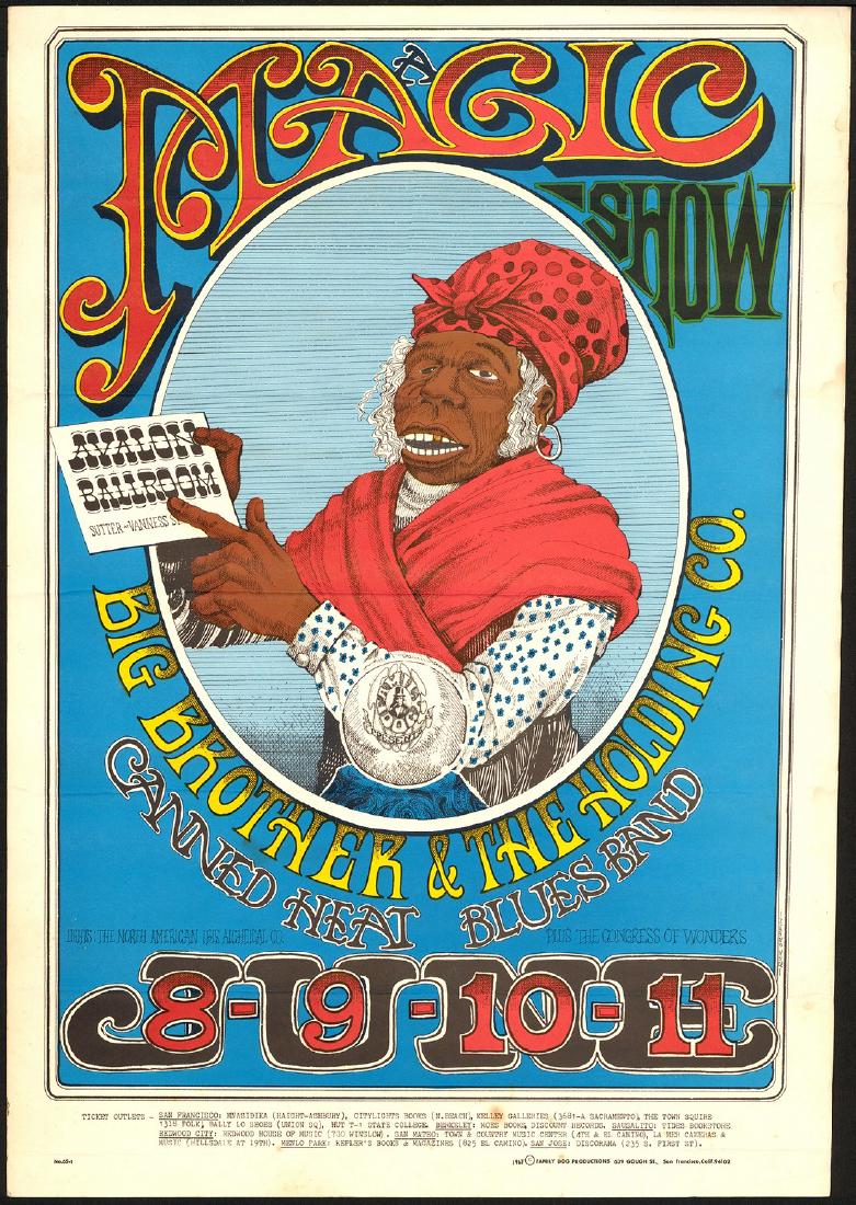 Rare Original FD-65 Janis Joplin Poster (1 of 1)