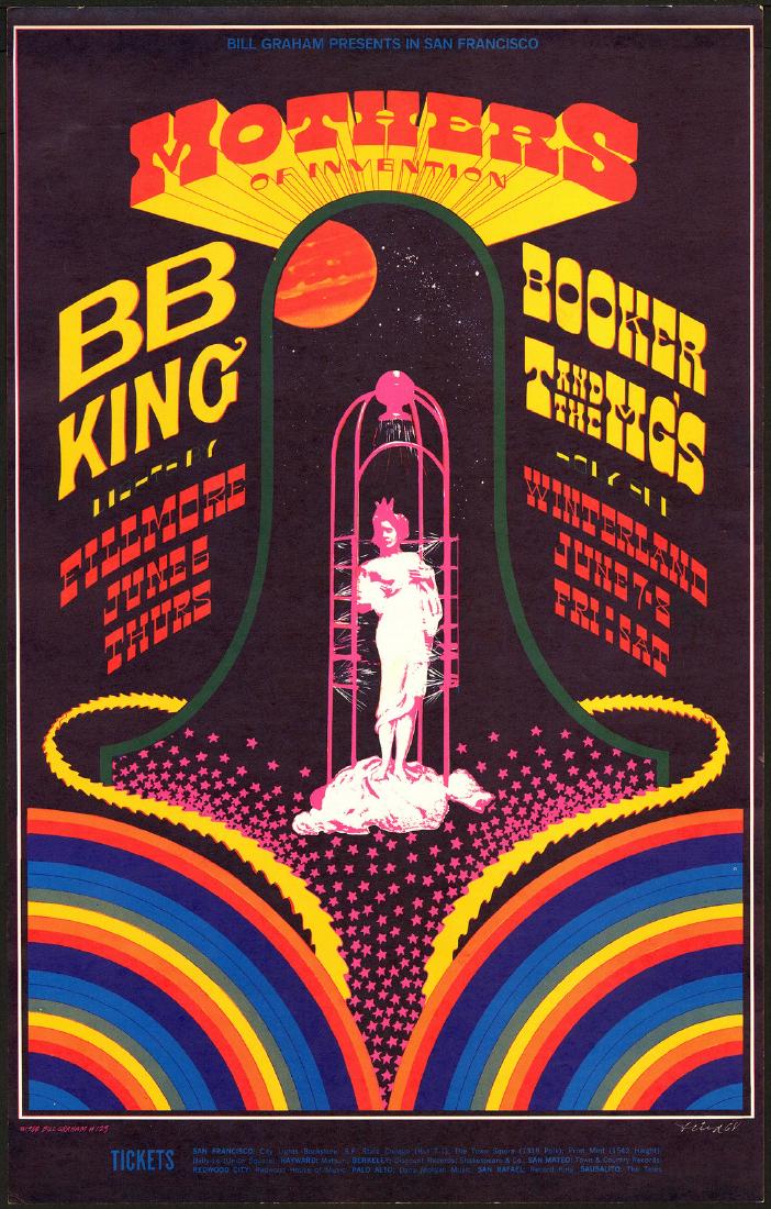 BG-123 Frank Zappa B.B. King Poster (1 of 1)
