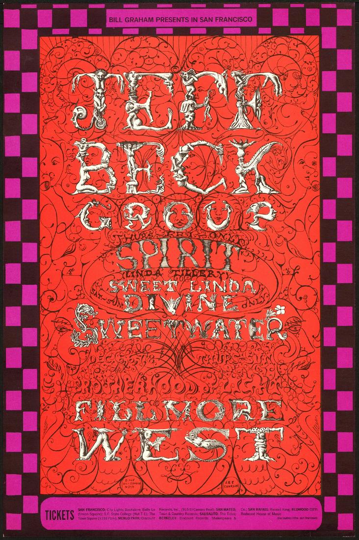 BG-148 Jeff Beck Poster (1 of 1)