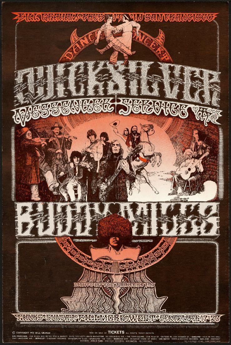 Scarce BG-249 Quicksilver Messenger Service Poster (1 of 1)